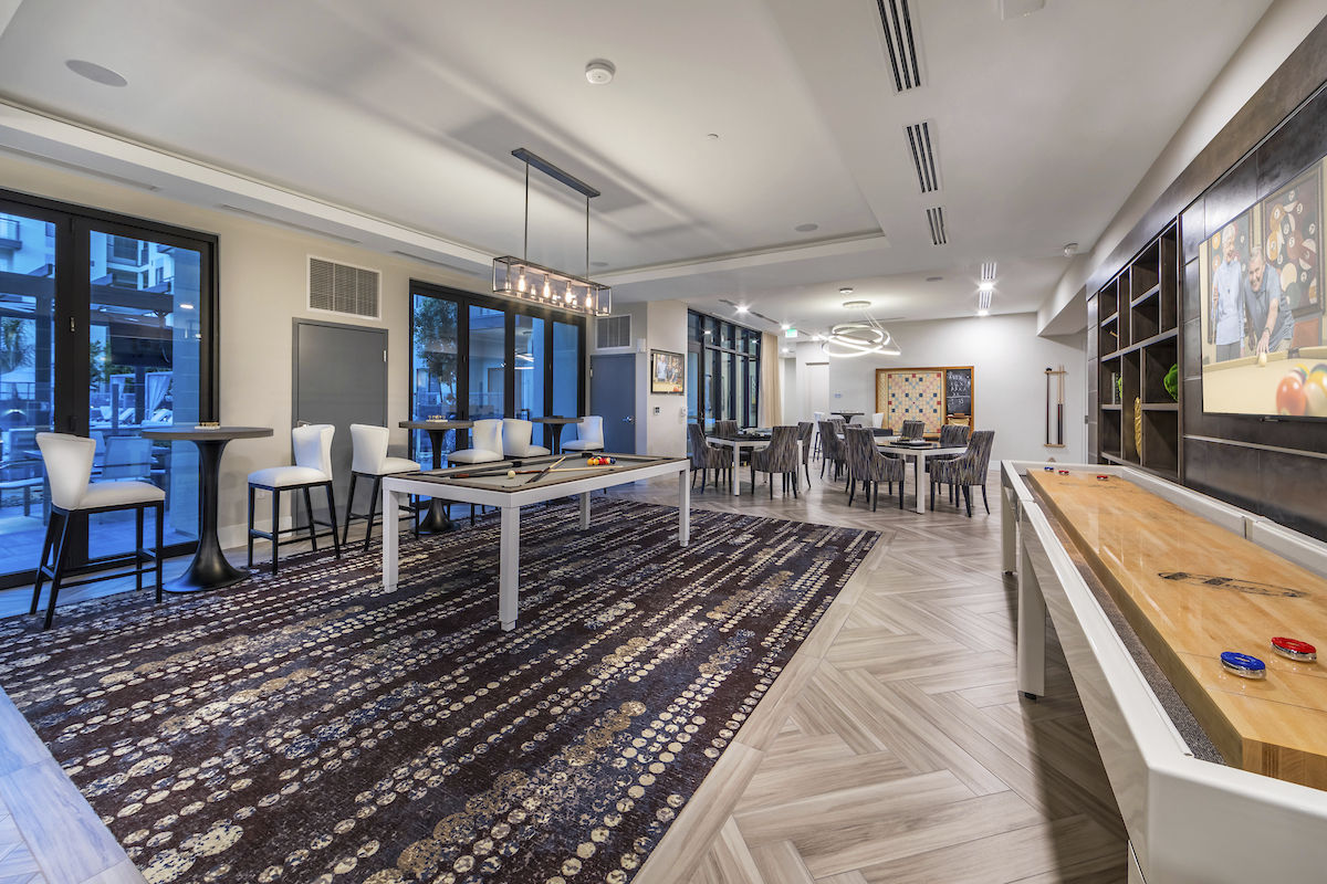 Game room at Overture Kierland