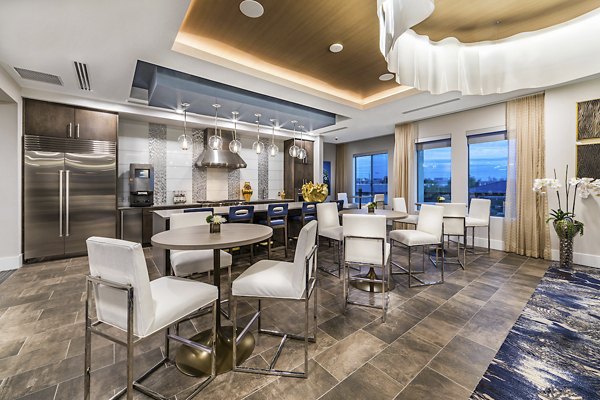 State-of-the-art clubhouse at Overture Kierland, offering luxury amenities in a modern setting
