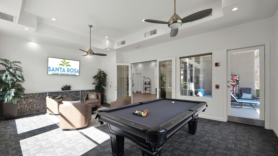clubhouse at Santa Rosa Apartments