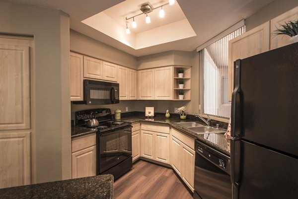 kitchen at Santa Rosa Apartments