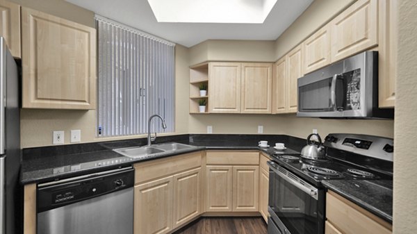 kitchen at Santa Rosa Apartments