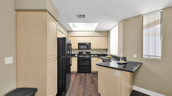 kitchen at Santa Rosa Apartments
