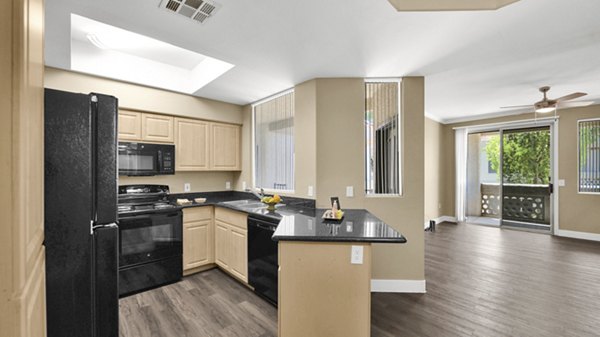 kitchen at Santa Rosa Apartments