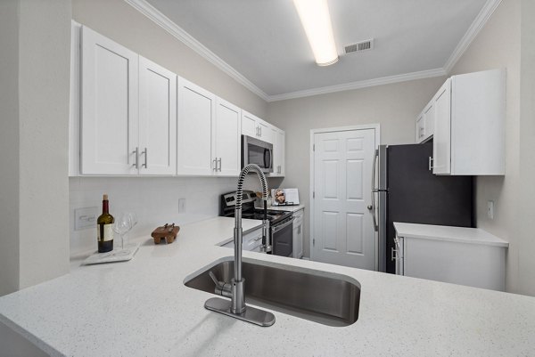 kitchen at Cary Greens at Preston Apartments