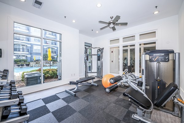 fitness center at Avana City North Apartments