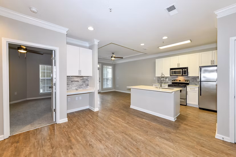 living room at Avana City North Apartments
