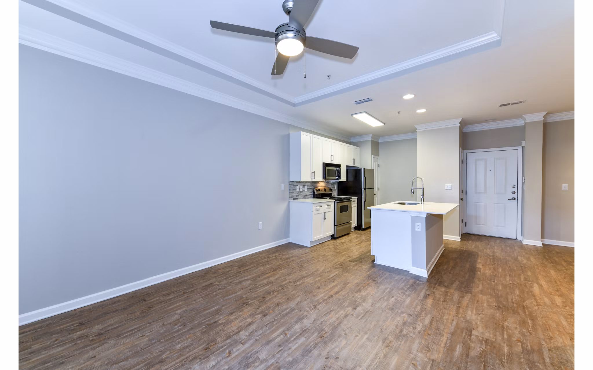 living room at Avana City North Apartments    