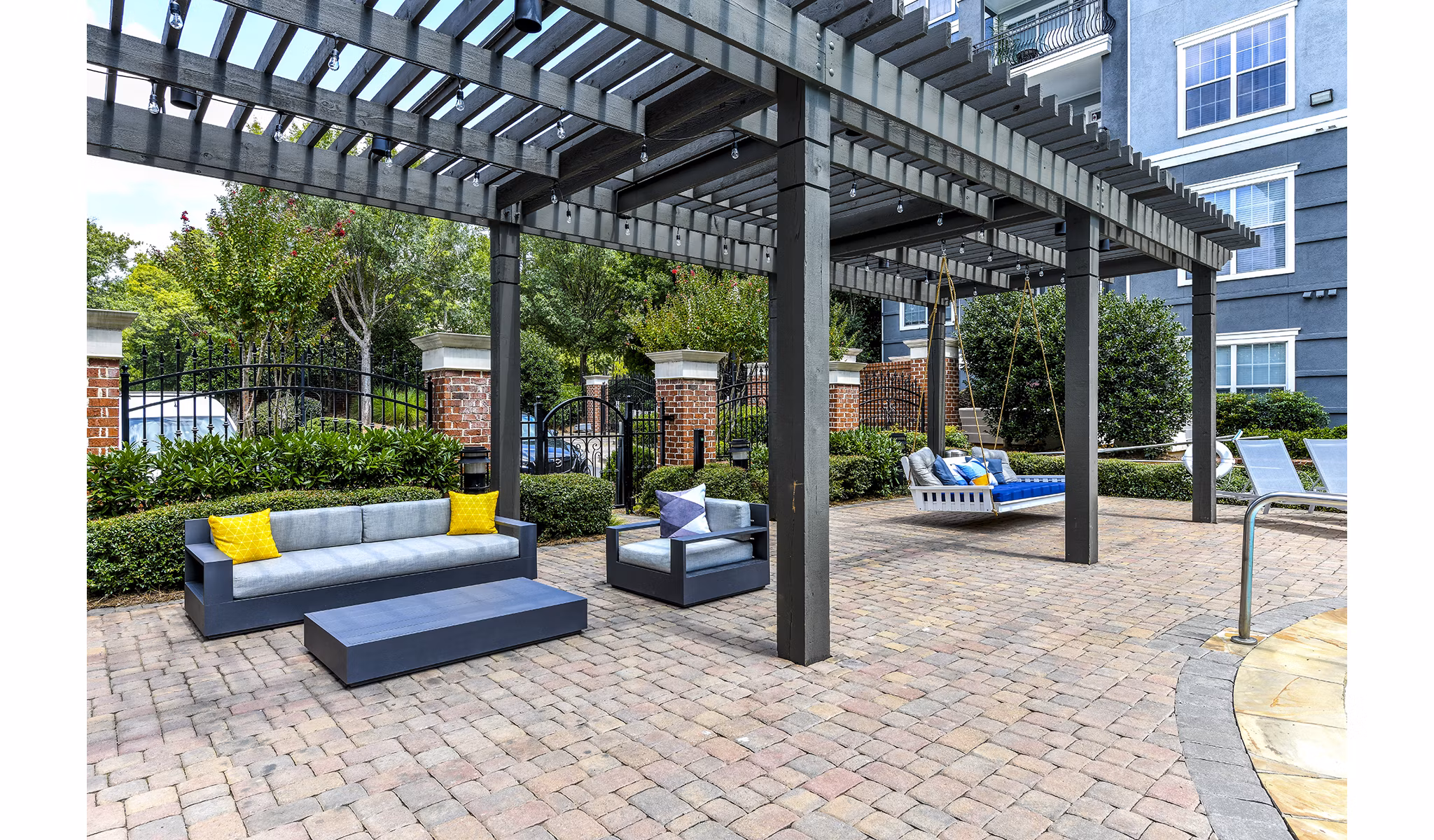 patio at Avana City North Apartments  