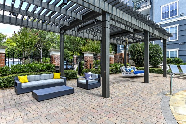 patio at Avana City North Apartments  