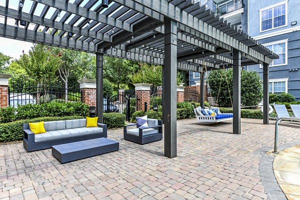 pool patio at Avana City North Apartments