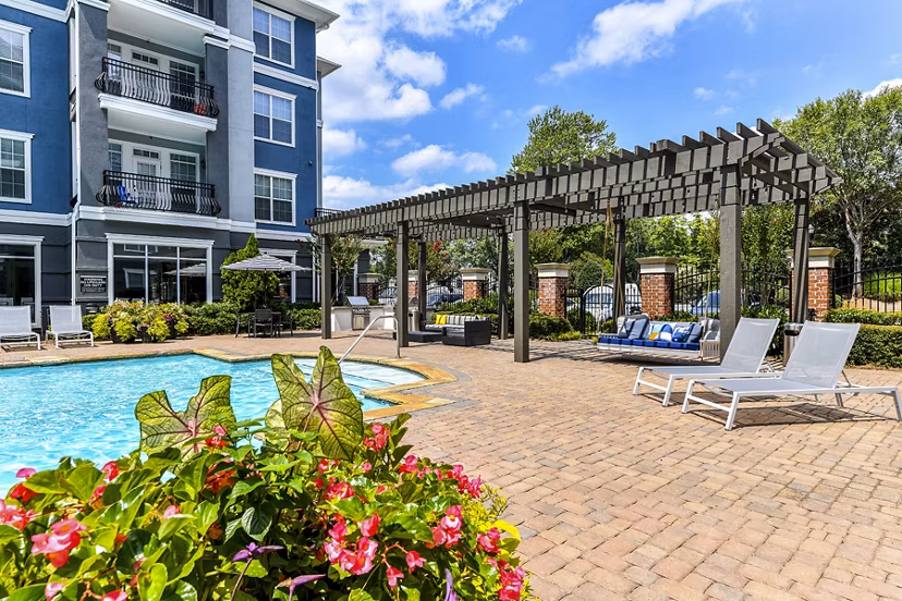 patio at Avana City North Apartments 