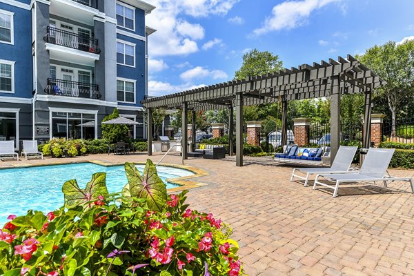 patio at Avana City North Apartments 