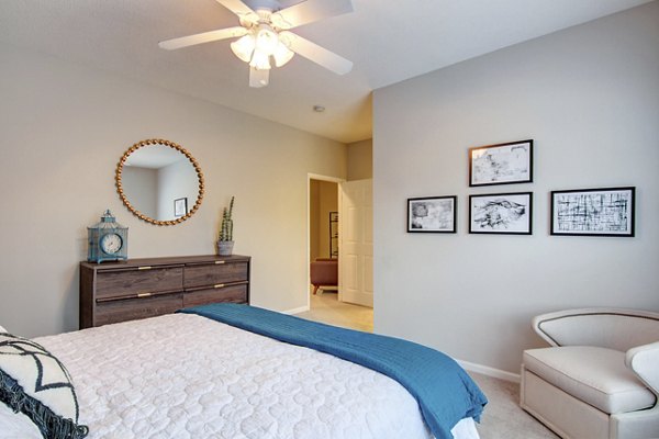 bedroom at The Grand Reserve Apartments