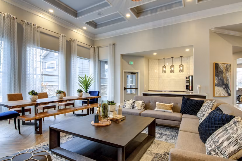 Clubhouse featuring state-of-the-art facilities at The Grand Reserve Apartments, offering luxury amenities and inviting community spaces