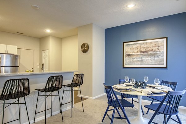 dining room at The Grand Reserve Apartments