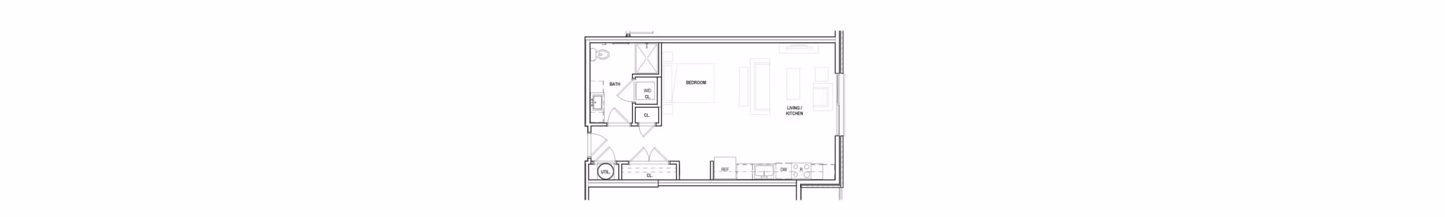 S32 floor plan at Sunnen Station Apartments
