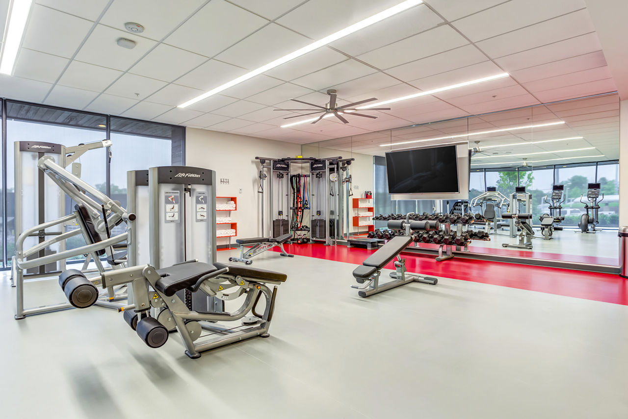 Gym at Sunnen Station Apartments (3 of 5)