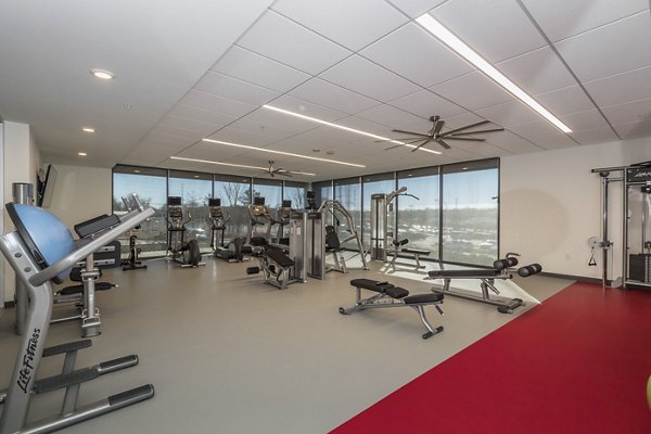 fitness center at Sunnen Station Apartments