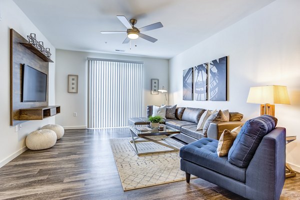 living room at Sunnen Station Apartments