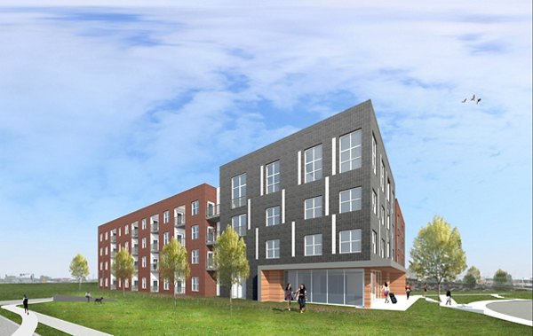 Sunnen Station Apartments: Contemporary architecture luxury apartments in Maplewood