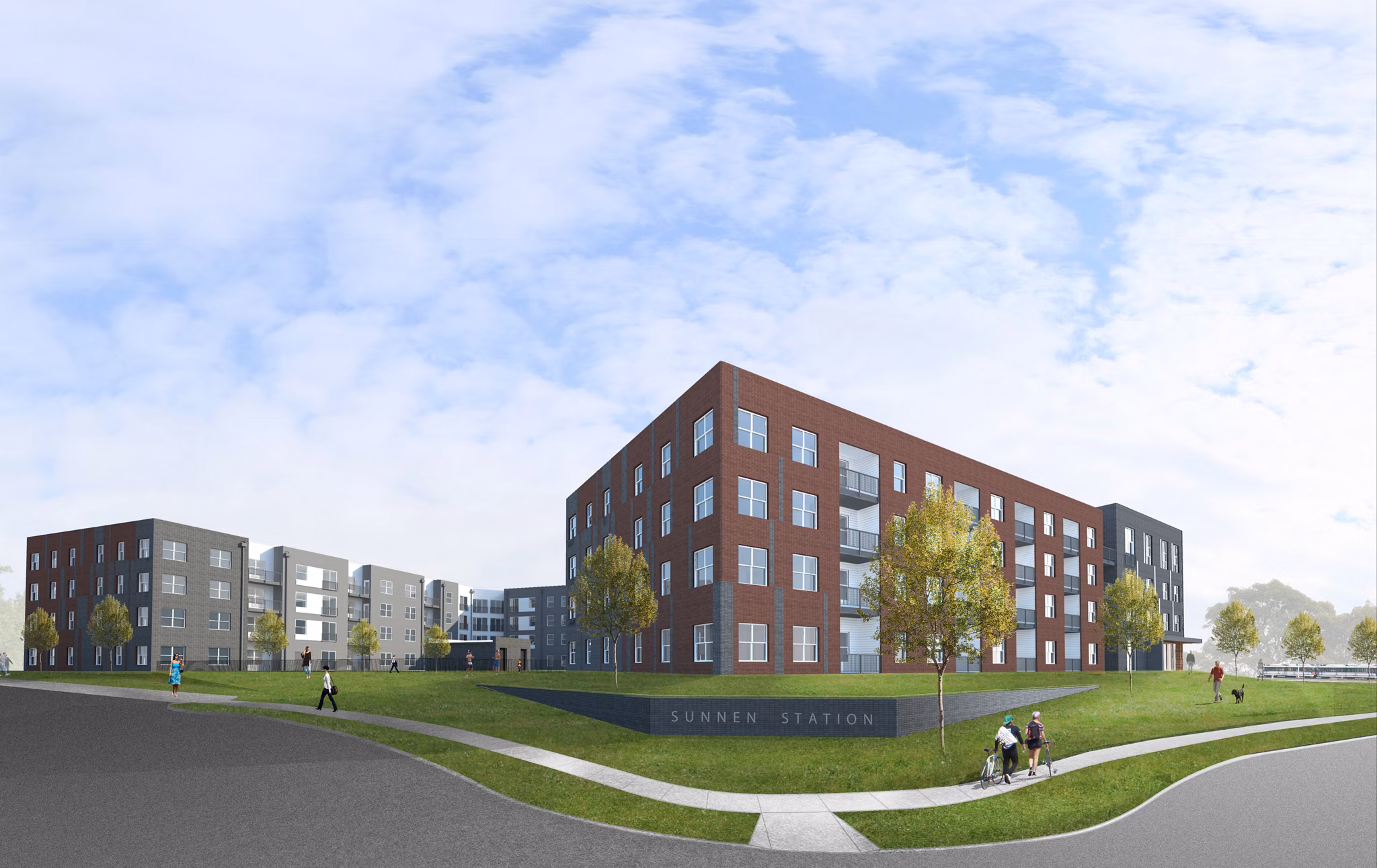 Sunnen Station Apartments: Sleek of luxury mid-rise apartments in Maplewood, perfect for modern city living
