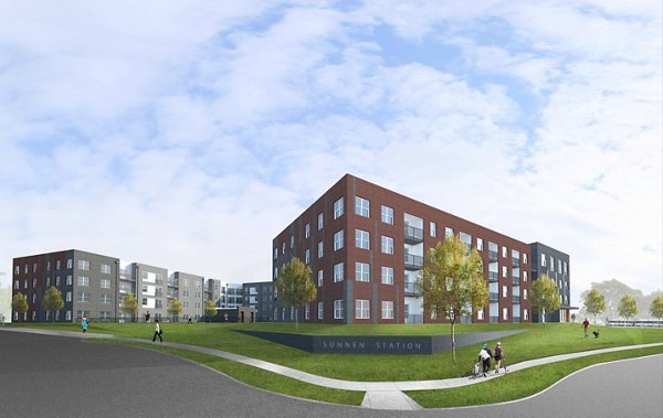 Sunnen Station Apartments: Sleek of luxury mid-rise apartments in Maplewood, perfect for modern city living