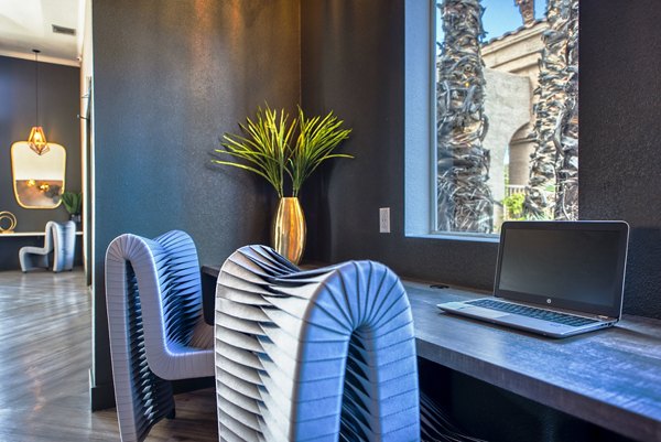 Clubhouse: Stylish gathering space at San Paulo Apartments with modern furnishings and entertainment options