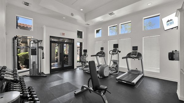 fitness center at San Paulo Apartments