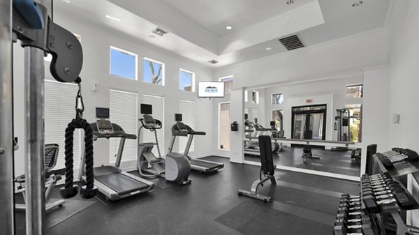 fitness center at San Paulo Apartments