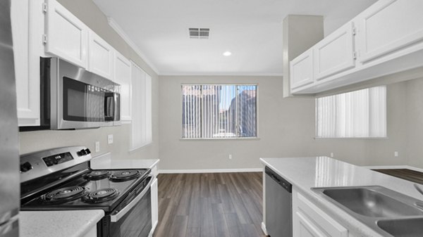 kitchen at San Paulo Apartments