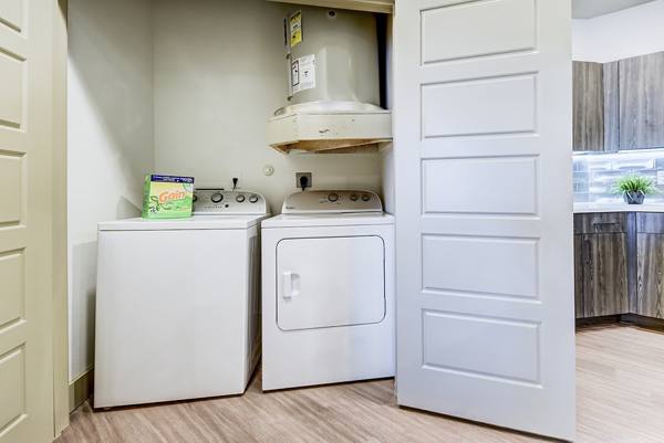 laundry room at Infinity at the Rim Apartments
