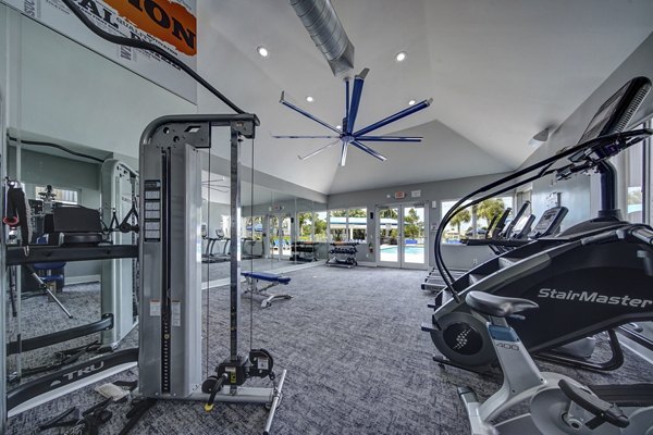 fitness center at La Morada at Weston Apartments