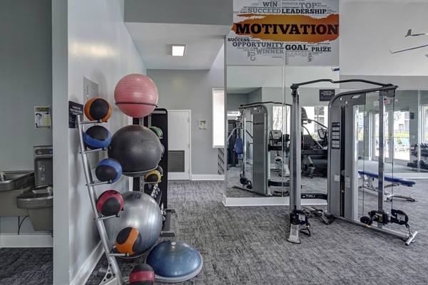 fitness center at La Morada at Weston Apartments      