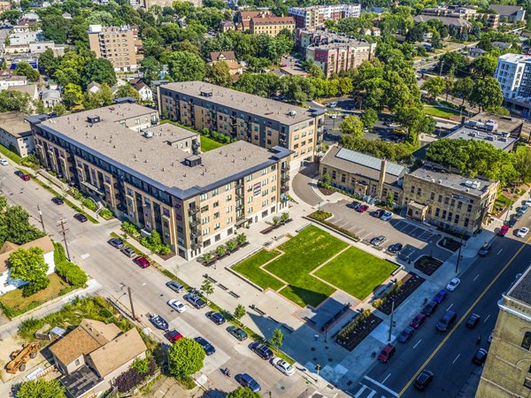 Grain Belt Apartments: Elegant mid-rise building in central location