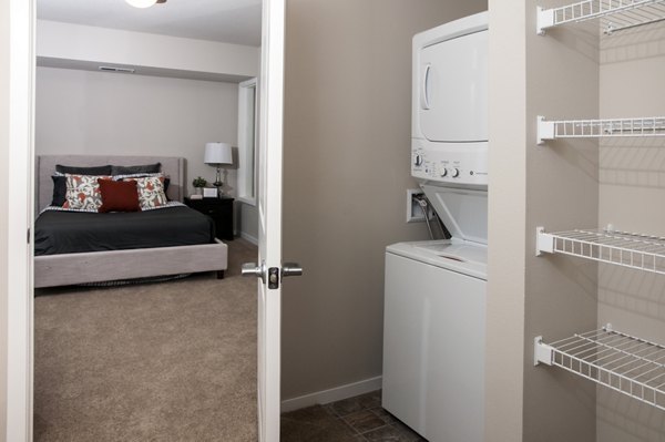 laundry room at Grain Belt Apartments