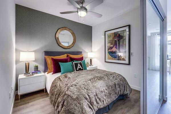 bedroom at Elan Uptown Flats Apartments