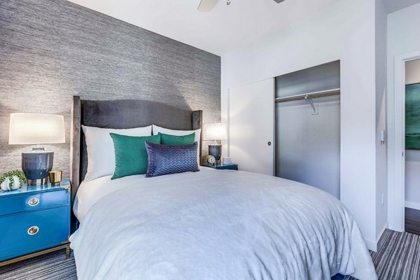 bedroom at Elan Uptown Flats Apartments