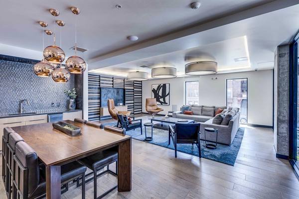 clubhouse at Elan Uptown Flats Apartments
