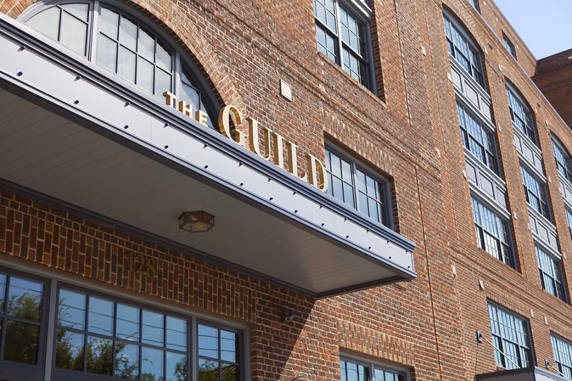 exterior at The Guild Apartments 
