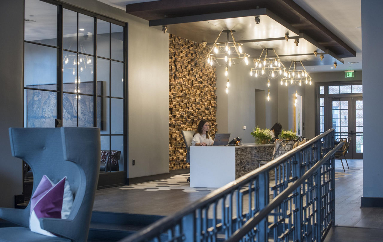 Lobby at The Guild Apartments (5 of 5)