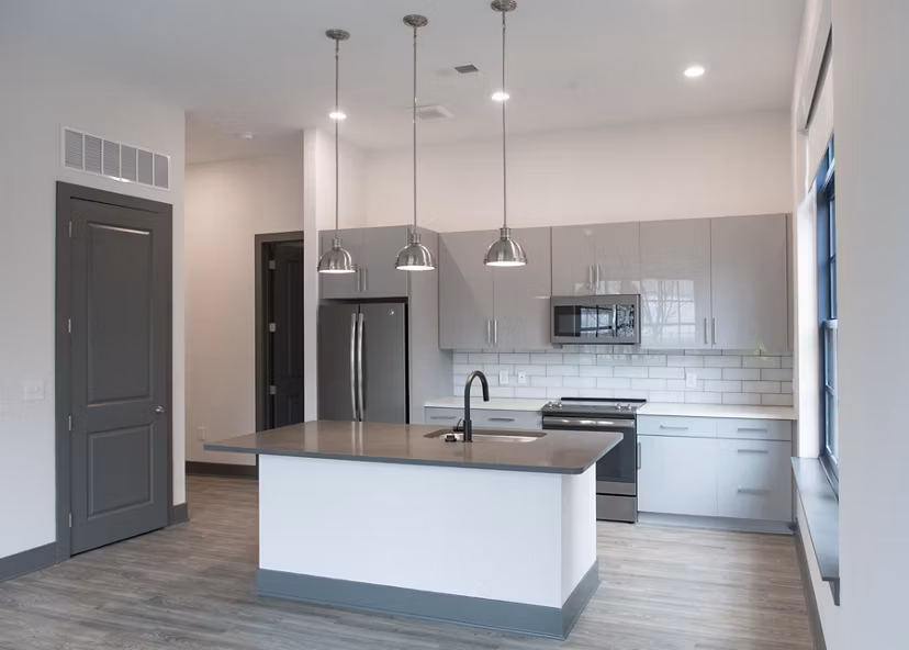 kitchen at The Guild Apartments 