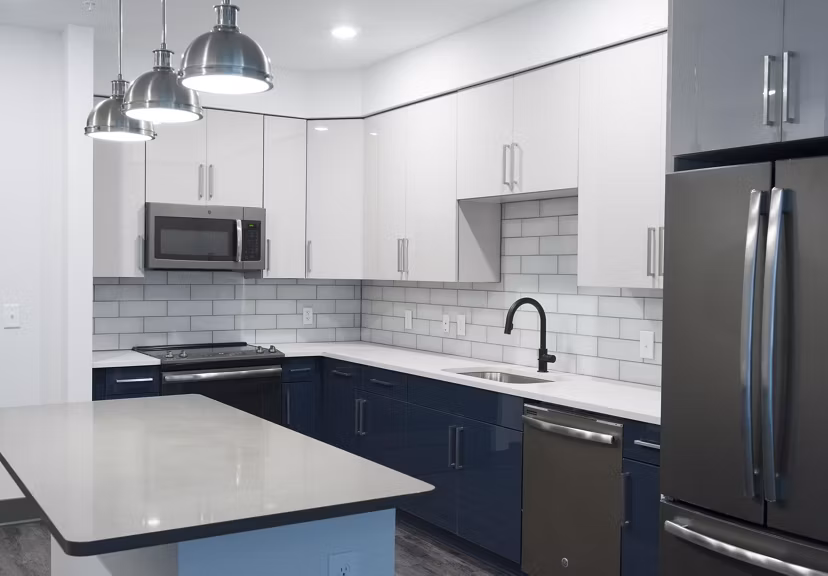 kitchen at The Guild Apartments 