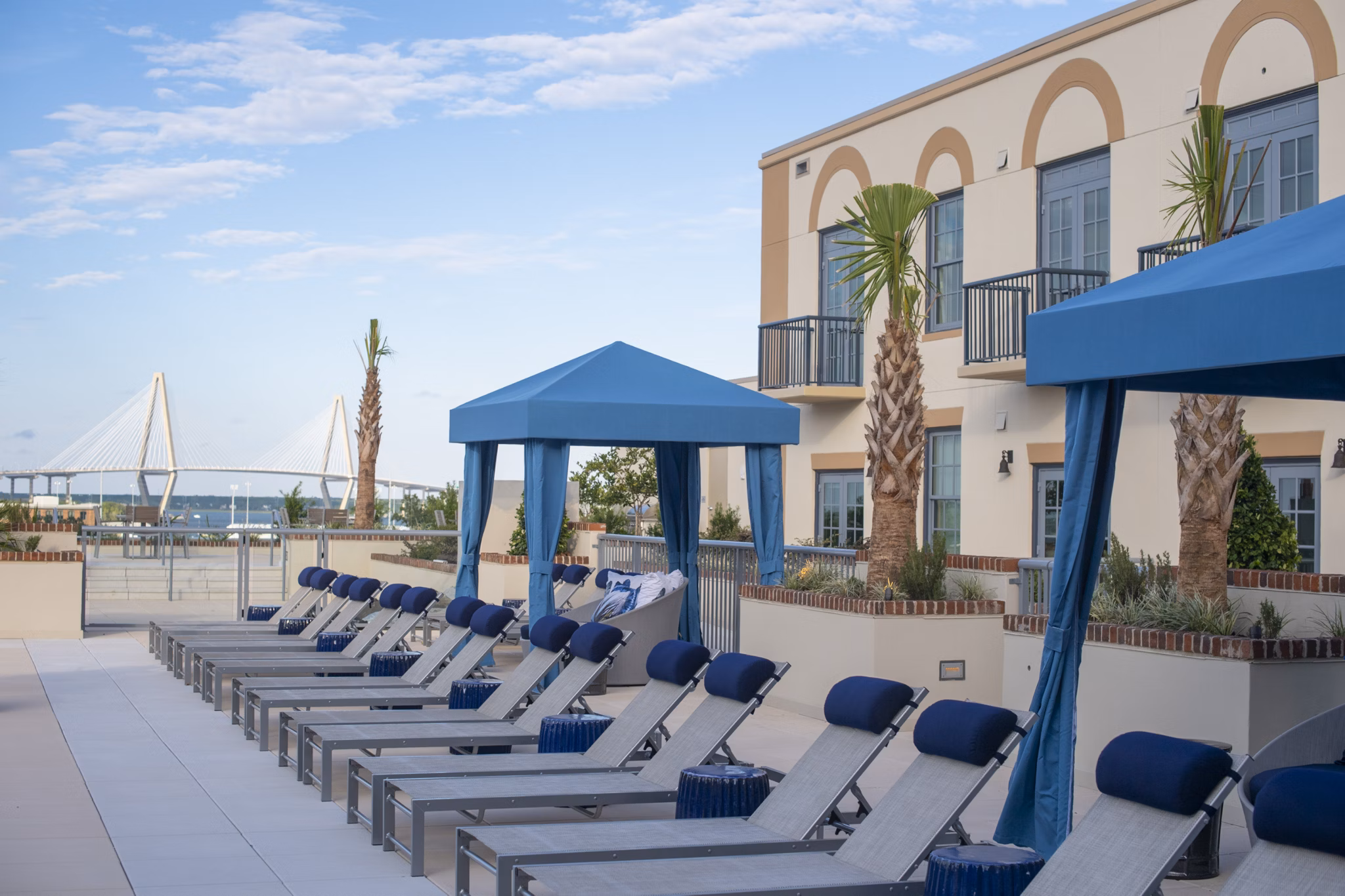 pool at The Guild Apartments 