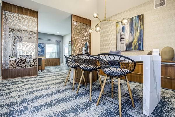 clubhouse/lobby at Avana Sunnyvale Apartments