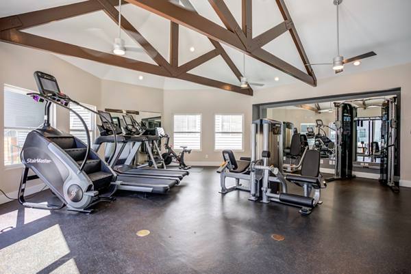 fitness center at Avana Sunnyvale Apartments
