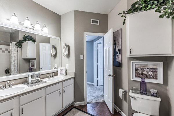 bathroom at The Villages of Cypress Creek Apartments