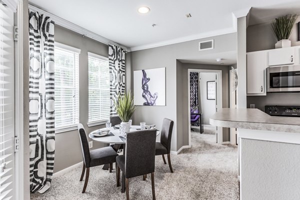 dining room at The Villages of Cypress Creek Apartments
