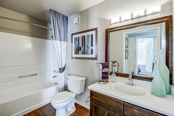 bathroom at Commons at Briargate Apartments