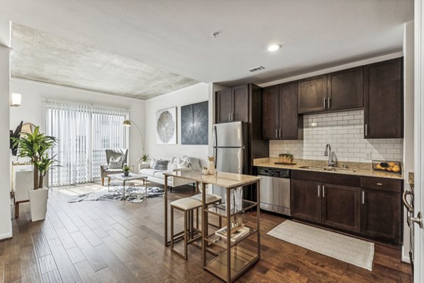 kitchen at Gallery at Turtle Creek Apartments