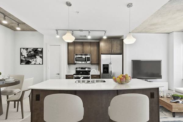 kitchen at Gallery at Turtle Creek Apartments